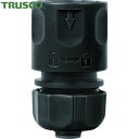 TRUSCO(トラスコ) ストップ付きホースコネクタ 12〜15mm (1個) 品番：THCS-1215