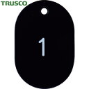 TRUSCO(トラスコ) 番号入小判札 大 60X4