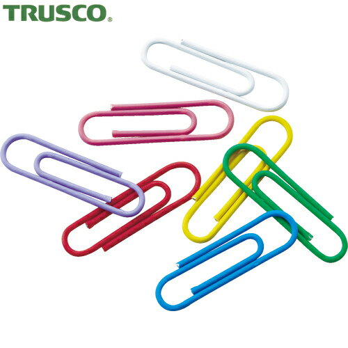 トラスコ TRUSCO カラーゼムクリップ 大 28mm 360本入 (1箱) 品番：TGMC-1-360