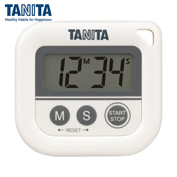 タニタ TANITA デジタルタイマー TD-376N-WH (1個) 品番：TD-376N-WH