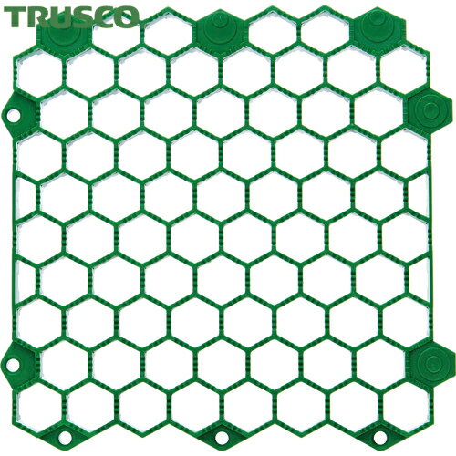 TRUSCO(トラスコ) 抗菌・防炎ジョイントスノコ 土足用 グリーン (1枚) 品番：TJDDS15-GN