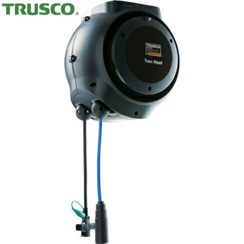 TRUSCO(トラスコ) ツインリ-ル エア-Φ8.0X10M コード3芯X10M (1台) 品番：TAC10-80-3 1