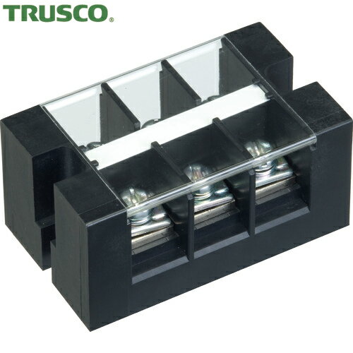 トラスコ TRUSCO 中継端子台 600V 115A 3P (1個) 品番：TOK-070S-3P-F80