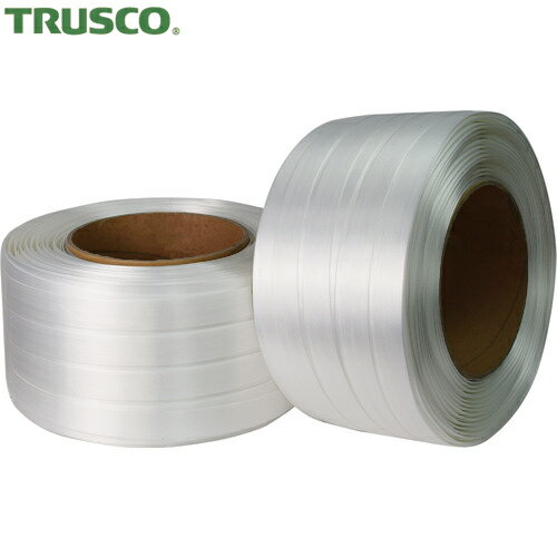 トラスコ TRUSCO PPバンド ポリエステルバンド 幅19mm 600m (1巻) 品番:TJS65 トラスコ TRUSCO PPバンド ポリエステルバンド 幅19mm 600m (1巻) 品番:TJS65
