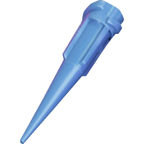 MUSASHI 2条ネジテーパノズル ブルー 50本入り (1Pk) 品番：TPND-22G-U