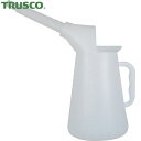トラスコ TRUSCO カラフルジョッキ 4リットル 白 (1個) 品番:TOJ-4W