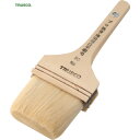 トラスコ TRUSCO 鉄鋼用刷毛 ハケ はけ プロ鉄骨橋梁用白平刷毛 40号 (1本) 品番:TPB-115