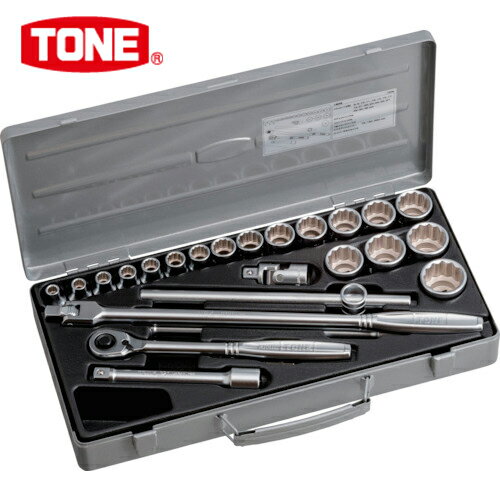 TONE(トネ) ソケットレンチセット 差込角12.7mm 25点セット (1S) 品番：160M