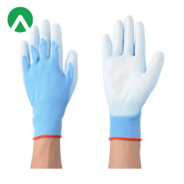 アトム すべり止め 作業手袋 ウレピタン ブルー L (1組) 品番:1558-10P-L