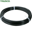 トラスコ TRUSCO カラー針金 ビニール被覆タイプ ブラック黒 #10 線径3.2mm 1kg (1巻) 品番:TCW-32BK