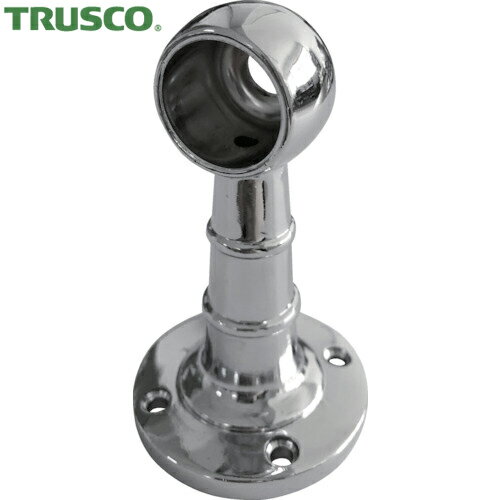 TRUSCO(トラスコ) クローム首長ブラケット Φ13 止 (1個) 品番：TCRBL-13S