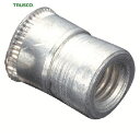 トラスコ TRUSCO インサートナット M5X0.8 下穴7.3 6個入パック (スチールSUM23L) (1Pk) 品番:T-INS-580