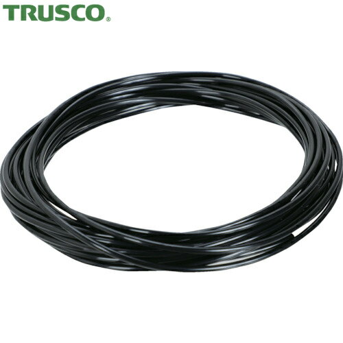 TRUSCO(トラスコ) 汎用ビニールチューブ 内径3.8φ 黒 長さ10m (1巻) 品番：TB3.8BK-10