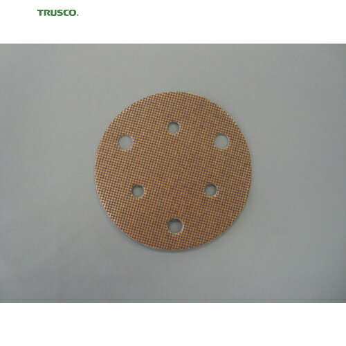 トラスコ TRUSCO Wアクションサンダー用ペーパー アストラマジック 穴あり Φ125mm 5枚入 粒度#80 80# (1袋) 品番:TAM-125A (...