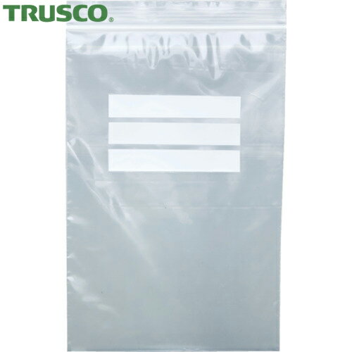 TRUSCO(トラスコ) チャック付ポリ袋(白枠付) 0.04mm厚 85x60mm 300枚 (1袋) 品番：TCBW-B-4A-TM