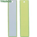 トラスコ TRUSCO サインプレート 掛名札 3×120×30mm 蛍光イエロー/クリア (1枚) 品番:TKT-2