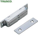 トラスコ TRUSCO 木製家具の扉開き止め等に マグネットキャッチ アルミ製・縦型 80mm (1個=1PK) (1個) 品番:TMC-0083D