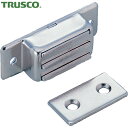 トラスコ TRUSCO 木製家具の扉開き止め等に マグネットキャッチ アルミ製・縦型 50mm (1個=1PK) (1個) 品番:TMC-0083