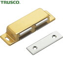 トラスコ TRUSCO 木製家具の扉開き止め等に マグネットキャッチ アルミ製・横型 87mm (1個=1PK) (1個) 品番:TMC-11A