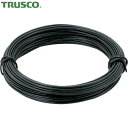 トラスコ TRUSCO カラー針金 小巻タイプ 黒 20番手 線径0.9mm×15m (1巻) 品番:TCWS-09BK