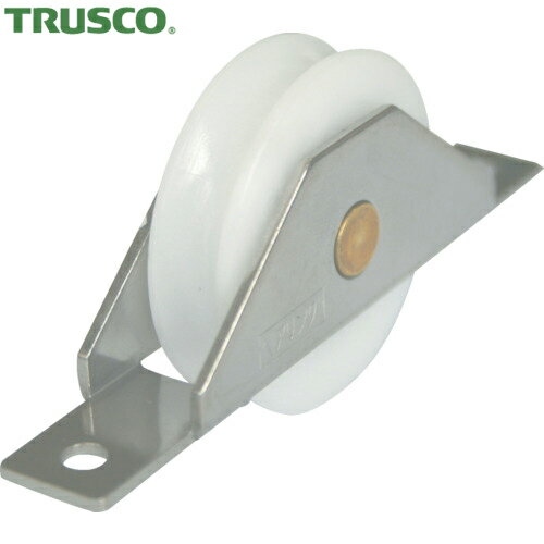 トラスコ TRUSCO ベアリング戸車（木製建具用） 丸型（平板枠） Φ35 （2個入） (1袋) 品番：THS-25-35M