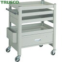 トラスコ TRUSCO コンビネーションワゴン 643X427XH880 スライド棚付 (1台) 品番:TCW-81E3