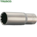 TRUSCO(トラスコ) ディープソケット 12角タイプ 差込角12.7 対辺12mm (1個) 品番：T4-12WL