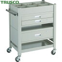 トラスコ TRUSCO コンビネーションワゴン 643X427 引出・仕切板付 (1台) 品番:TCW-81BDE
