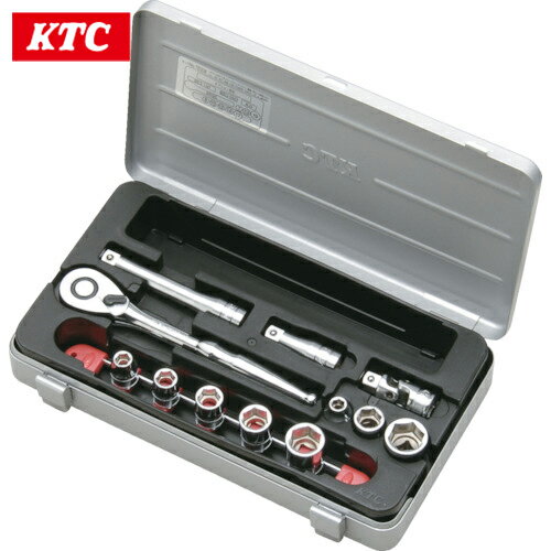 KTC(京都機械工具) 9.5sq.ソケットレンチセット(26点) 差込角9.5mm 26点セット 6角 12角 (1S) 品番：TB3X20