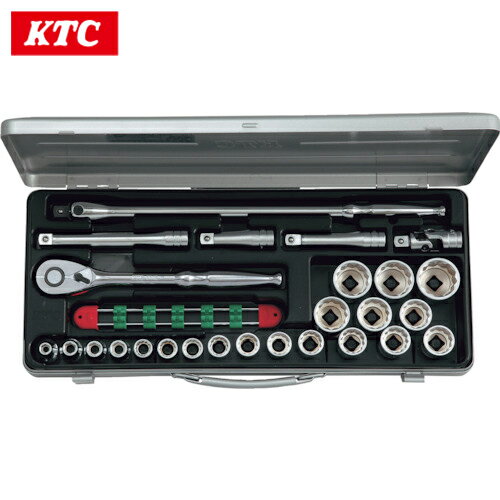 KTC(京都機械工具) 12.7sq.ソケットレンチセット[26点] (1S) 品番：TB420X