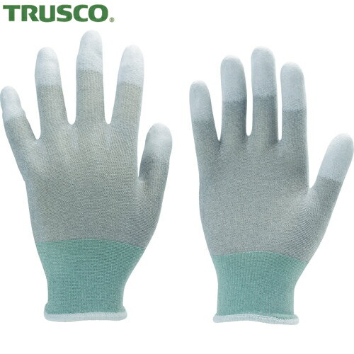 トラスコ TRUSCO 作業手袋 指先コート静電気対策用手袋 Mサイズ (1双) 品番:TGL-2996M