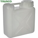 TRUSCO(トラスコ) 広口 ポリタンク(扁平缶) 10L (1個) 品番：T0192