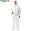 トラスコ TRUSCO 不織布使い捨て保護服フード付ジャンバー 3Lサイズ (1着) 品番:TPC-F-3L