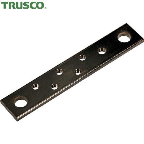 トラスコ TRUSCO アースバー 幅30×長さ100×厚み5mm タップ穴径M4 穴数14個 (1個) 品番：TEBA-30-14E