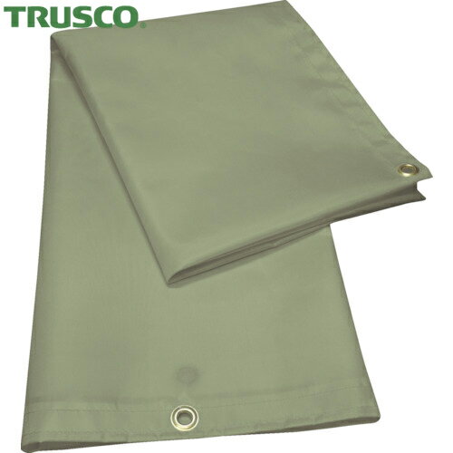 トラスコ TRUSCO スパッタシート 火花養生シート（両面シリコンコーティング）1号 アースグリーン (1枚..