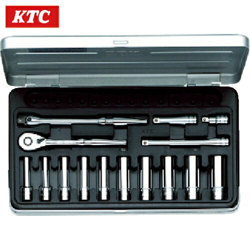 KTC(京都機械工具) 6.3sq.ディープソケットレンチセット[15点] (1S) 品番：TB2L10
