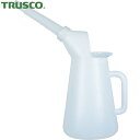トラスコ TRUSCO カラフルジョッキ 1リットル 白 (1個) 品番:TOJ-1W