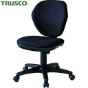 トラスコ TRUSCO オフィスチェア 黒 (1脚) 品番:T-10-BK