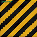 日本緑十字 トラ柄粘着シート 黄/黒 TR5-A 300×300mm 屋内用 (1枚) 品番:256501