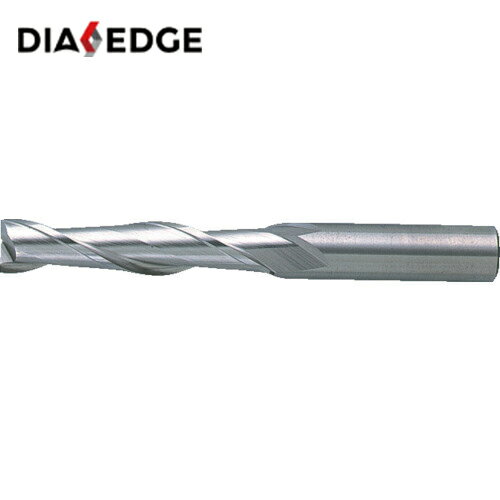 三菱K 2枚刃汎用 ハイススクエアエンドミルロング刃長（L）10mm (1本) 品番：2LSD1000