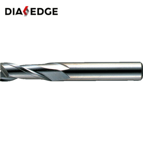 三菱K 2枚刃汎用 ハイススクエアエンドミルミディアム刃長（M）7.5mm (1本) 品番：2MSD0750