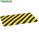 トラスコ TRUSCO フォークリフト 作業車両 バンパーとして ジャバラマットスリム 600×900mm トラ柄 (1枚) 品番:TNS-6090YB
