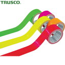トラスコ TRUSCO 蛍光ラインテープ100mmx10m レッド (1巻) 品番:TLK-10010R