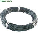トラスコ TRUSCO カラー針金 ビニール被覆タイプ ブラック黒 #14 線径2.0mm×25m (1巻) 品番:TCWM-20BK