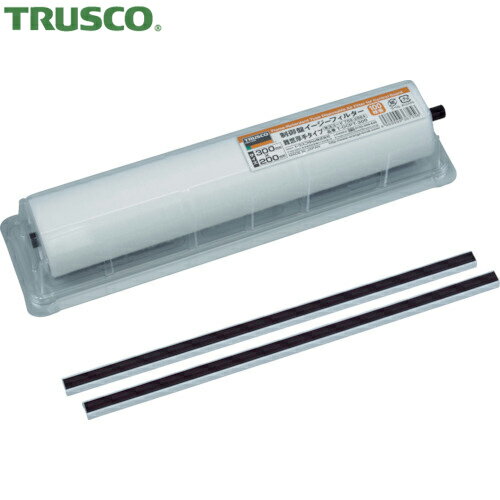 TRUSCO(トラスコ) 制御盤イージーフィルター 難燃厚手タイプ 390X200 50枚分 1本 (1本) 品番：T-OCPT-390