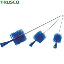 TRUSCO(トラスコ) 理化学ブラシ 瓶洗い用 PBT毛 ステンレス柄4号 5本入 (1袋) 品番：TBP-S4P-5P