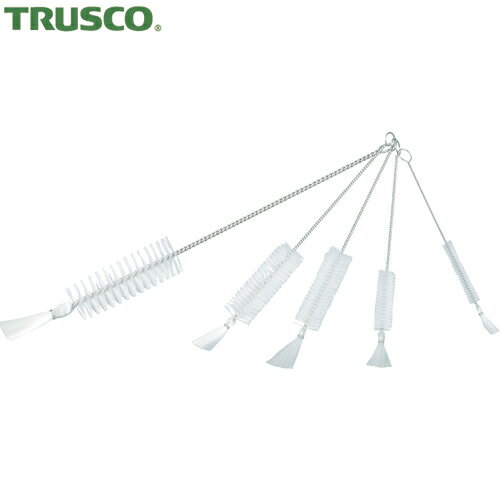 TRUSCO(トラスコ) 理化学ブラシ 注射器用 ナイロン毛 ステンレス柄1cc用 (1本) 品番：TBS-S1N