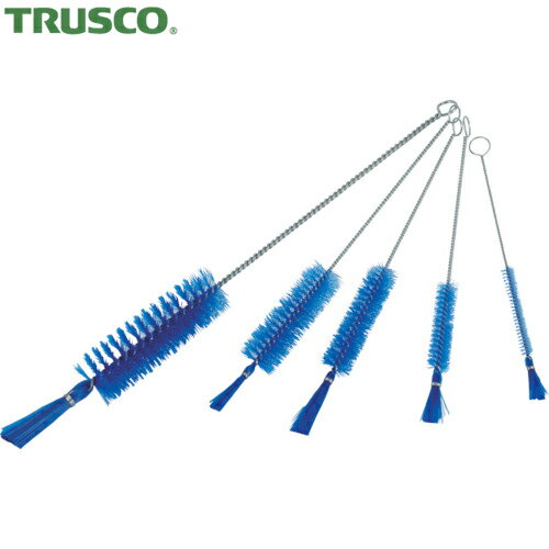 TRUSCO(トラスコ) 理化学ブラシ 注射器用 PBT毛 ステンレス柄20cc用 10本入 (1袋) 品番：TBS-S20P-10P