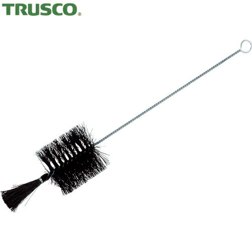 TRUSCO(トラスコ) 理化学ブラシ 試験管用 黒豚毛 スチール柄 (1本) 品番：TBT-T1J