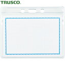 トラスコ TRUSCO 名前プレート 名札 ソフト名札ケースファスナー付 特大サイズ 10枚入 (1袋) 品番:TNH-31